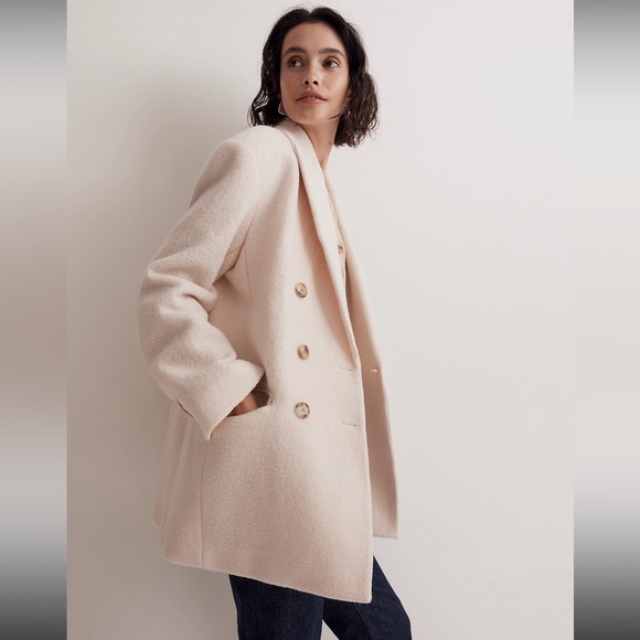 Oversized Tuxedo Coat- MADEWELL - Picture 3 of 10